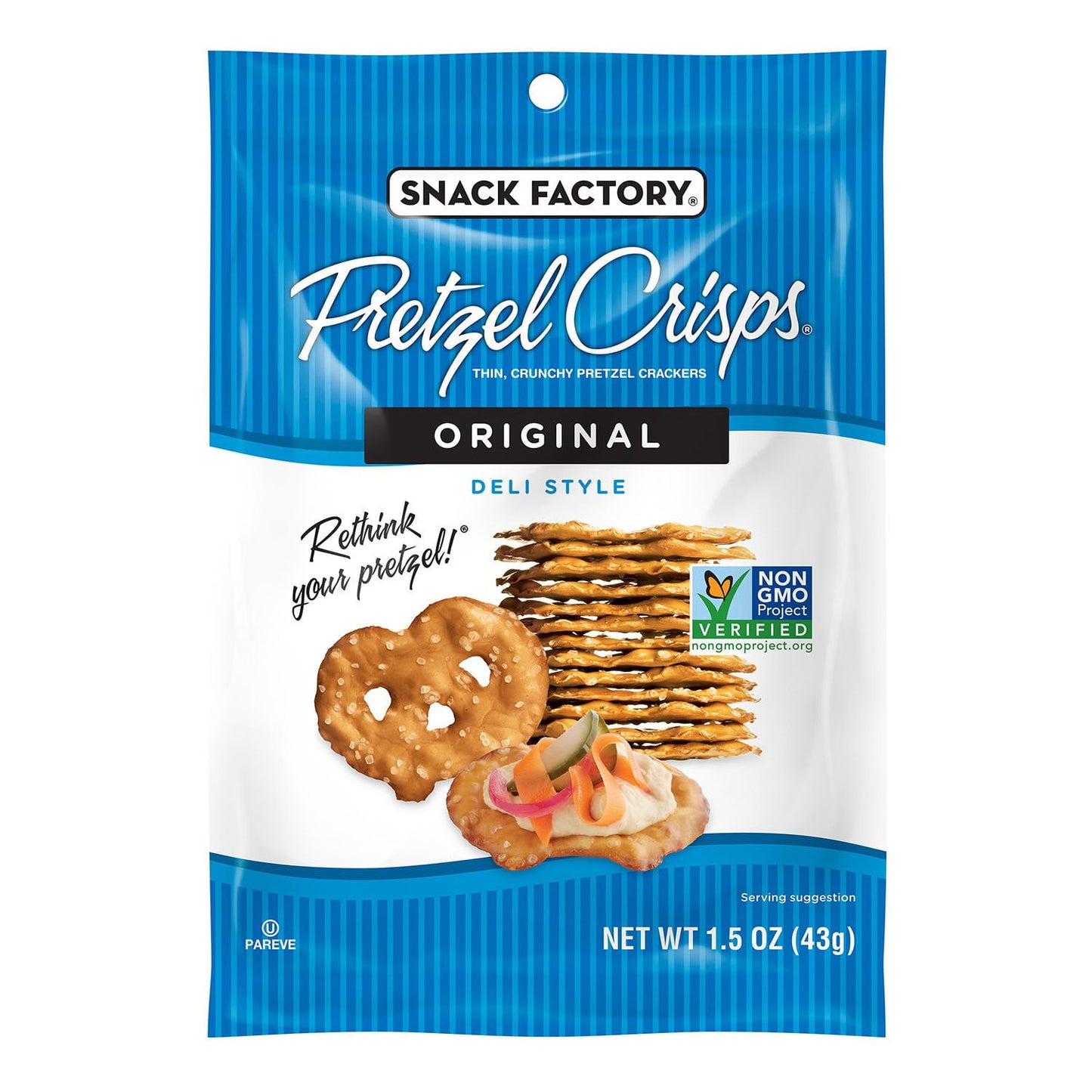 Snack Factory Variety Pack Pretzel Crisps, 1.5 oz., 24 pk.