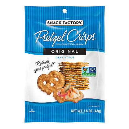 Snack Factory Variety Pack Pretzel Crisps, 1.5 oz., 24 pk.
