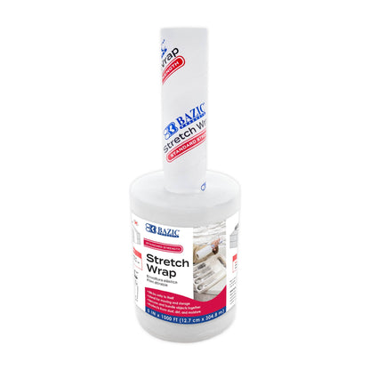 Clear Stretch Wrap Film with Handle, 5 in x 1000 ft