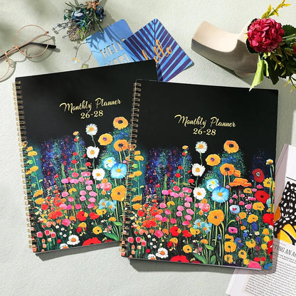2026-2028 Monthly Planner - 2026-2028 Planner from July 2026 to June 2028, Monthly Planners 8.5'' x 11'', 24 Months with Tabs, Back Pocket