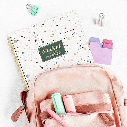 Student Planner 2026-2027 - Weekly and Monthly Planner 2026-2027 with Colorful Tabs & Stickers, Aug. 2026 - June 2027, 9" x 11", School Planner for Middle or High School