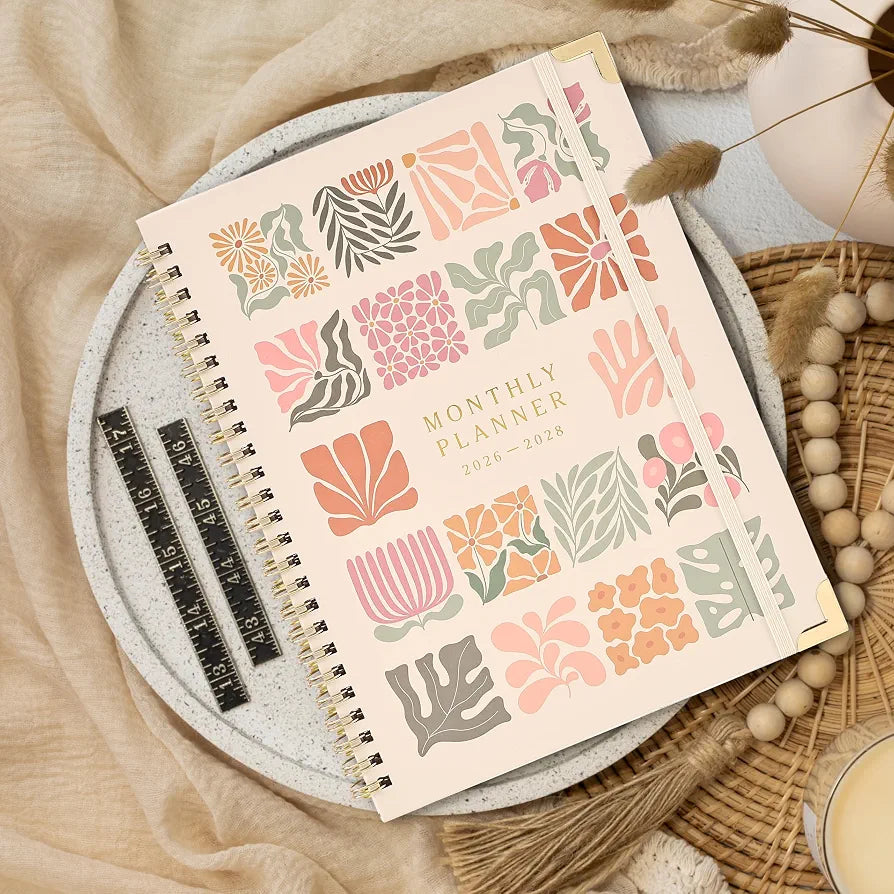 Beautiful Matisse 2026-2028 Monthly Planner - To Do List Notebook That Easily Organizes Your Tasks to Boost Productivity - Runs From July 2026 Until December 2028 incl. 2027