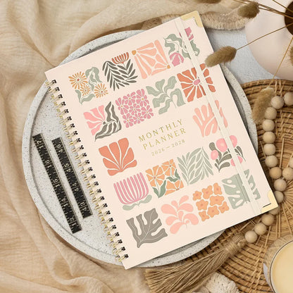 Beautiful Matisse 2026-2028 Monthly Planner - To Do List Notebook That Easily Organizes Your Tasks to Boost Productivity - Runs From July 2026 Until December 2028 incl. 2027