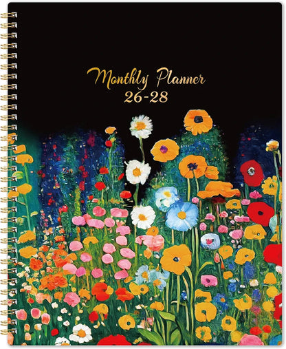 2026-2028 Monthly Planner - 2026-2028 Planner from July 2026 to June 2028, Monthly Planners 8.5'' x 11'', 24 Months with Tabs, Back Pocket