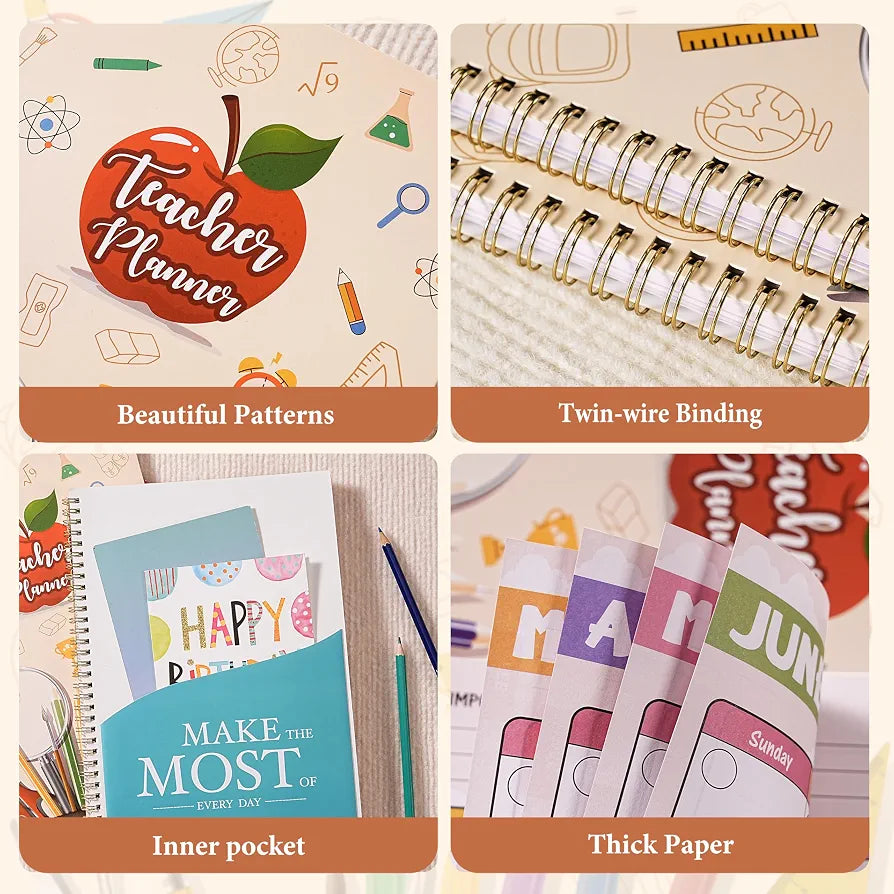 Teacher Planner - Undated Teacher Planner 9''x11''