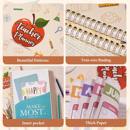 Teacher Planner - Undated Teacher Planner 9''x11''