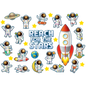 Outer Space Crew Reach for the Stars Bulletin Board