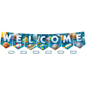 Outer Space Crew Pennants Welcome Bulletin Board