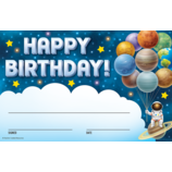 Outer Space Crew Happy Birthday Awards