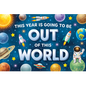 Outer Space Crew Postcards
