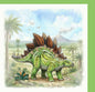 Dinosaur Stegosaurus Quilling Card