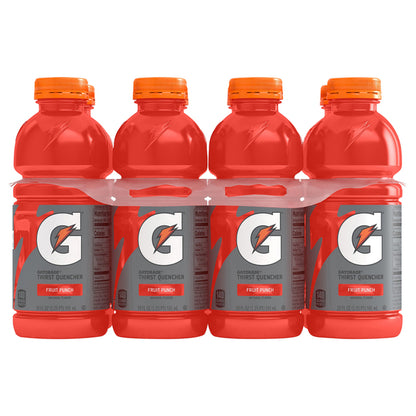 Gatorade Fruit Punch Thirst Quencher Sports Drink - 8 pk