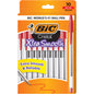 BIC Cristal Xtra Smooth Medium Point Ball Pen, School Supplies, 1.0 mm, Red Ink, 10-Count