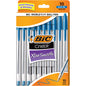 BIC Cristal Xtra Smooth 1.0 mm Medium Point Ball Pen, High School Supplies, Blue, 10-Count