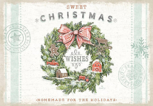 SWEET CHRISTMAS WISHES Christmas Greeting Card [CCC47086801]