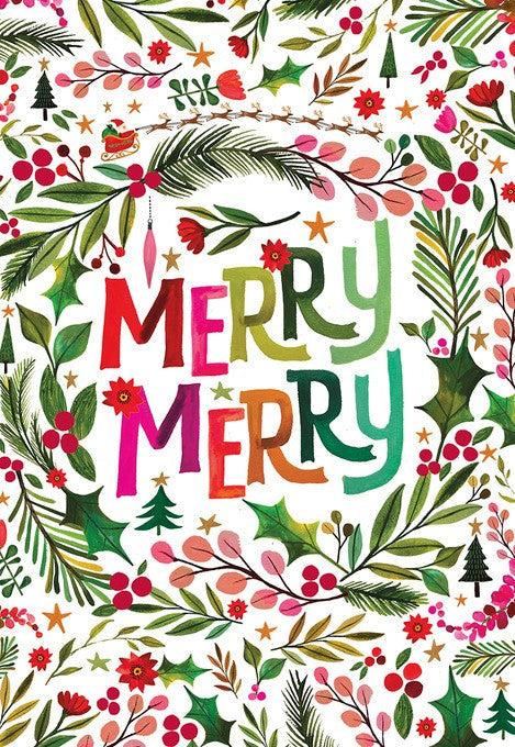 Merry Merry Christmas Greeting Card [CCC47088301]