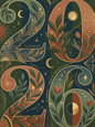 Celestial Garden 2026 7.5" x 9.5" Booklet Monthly Planner [9P-52OS-U223]
