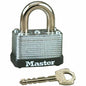 Master Lock Warded Padlock, Keyed Different - Cut Resistant, Dirt Resistant