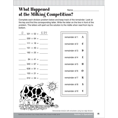 Basic Math Skills, Teacher Resource Book Grade 5 eBook (PDF)