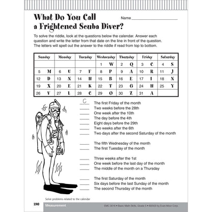 Basic Math Skills, Teacher Resource Book Grade 5 eBook (PDF)