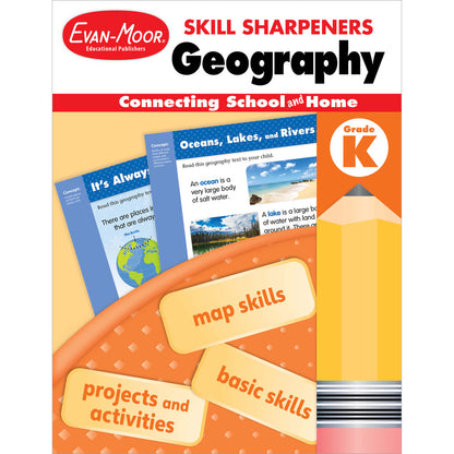 Skill Sharpeners: Geography Workbook Grade K Paperback