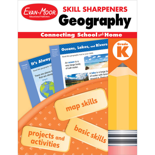Skill Sharpeners: Geography Workbook Grade K Paperback