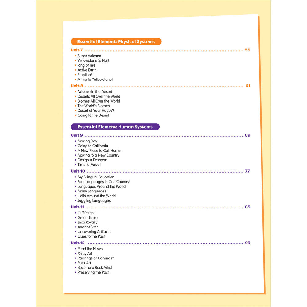 Skill Sharpeners: Geography Workbook Grade 3 Paperback