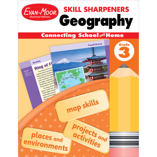 Skill Sharpeners: Geography Workbook Grade 3 Paperback