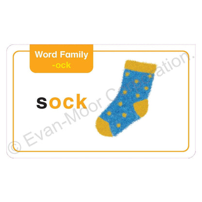 Learning Line: Word Families Flash Cards Grade 1-2