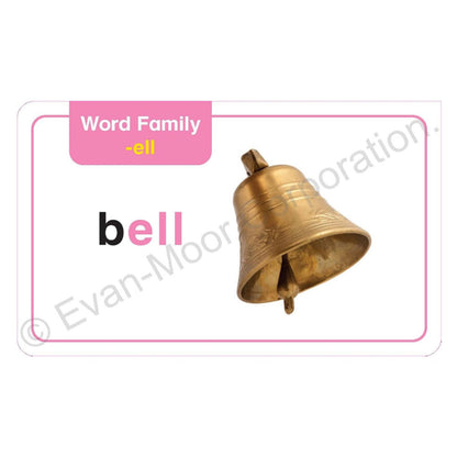 Learning Line: Word Families Flash Cards Grade 1-2