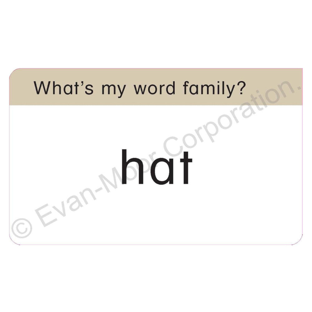 Learning Line: Word Families Flash Cards Grade 1-2