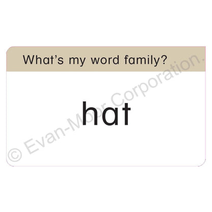 Learning Line: Word Families Flash Cards Grade 1-2