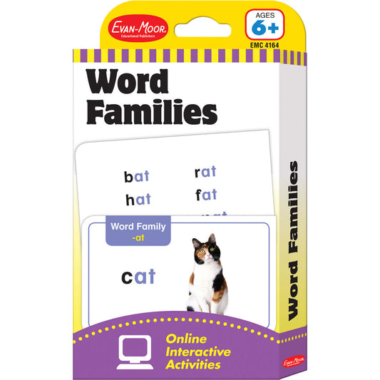 Learning Line: Word Families Flash Cards Grade 1-2