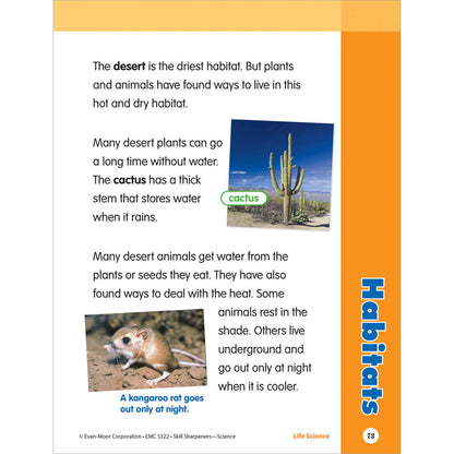 Skill Sharpeners: Science Workbook Grade 2 Paperback