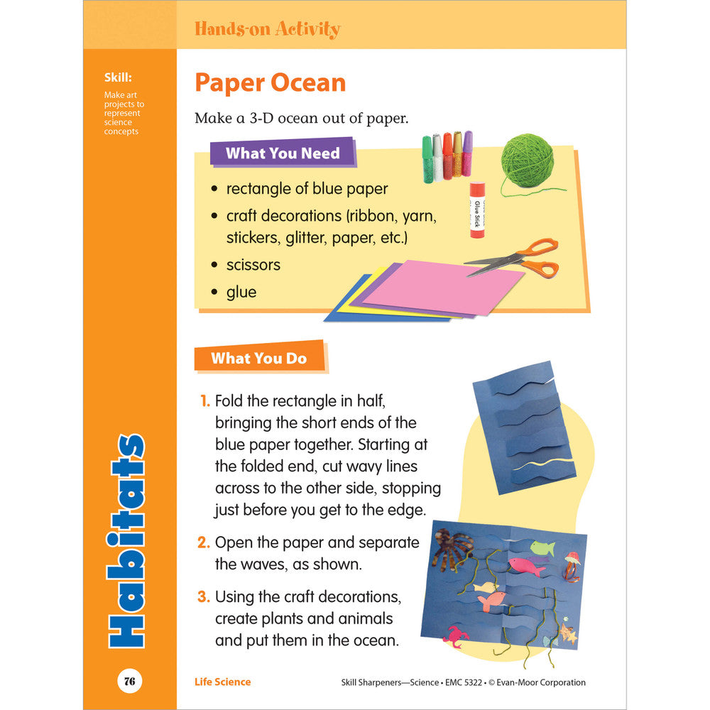 Skill Sharpeners: Science Workbook Grade 2 Paperback