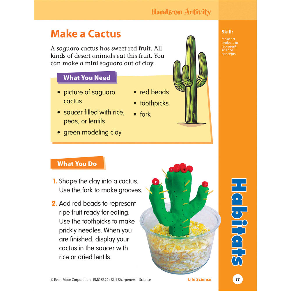 Skill Sharpeners: Science Workbook Grade 2 Paperback