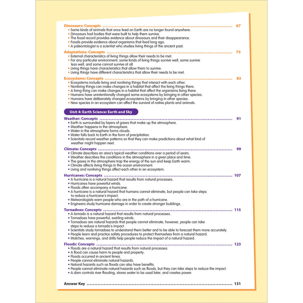 Skill Sharpeners: Science Workbook Grade 3 Paperback