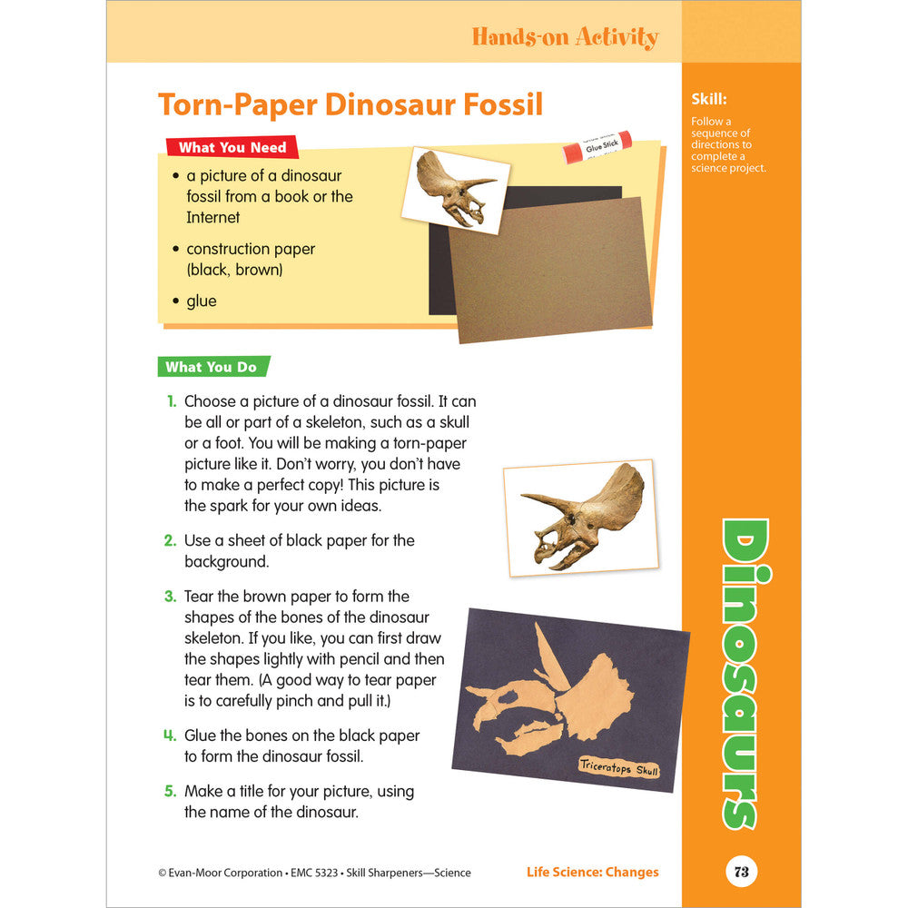 Skill Sharpeners: Science Workbook Grade 3 Paperback