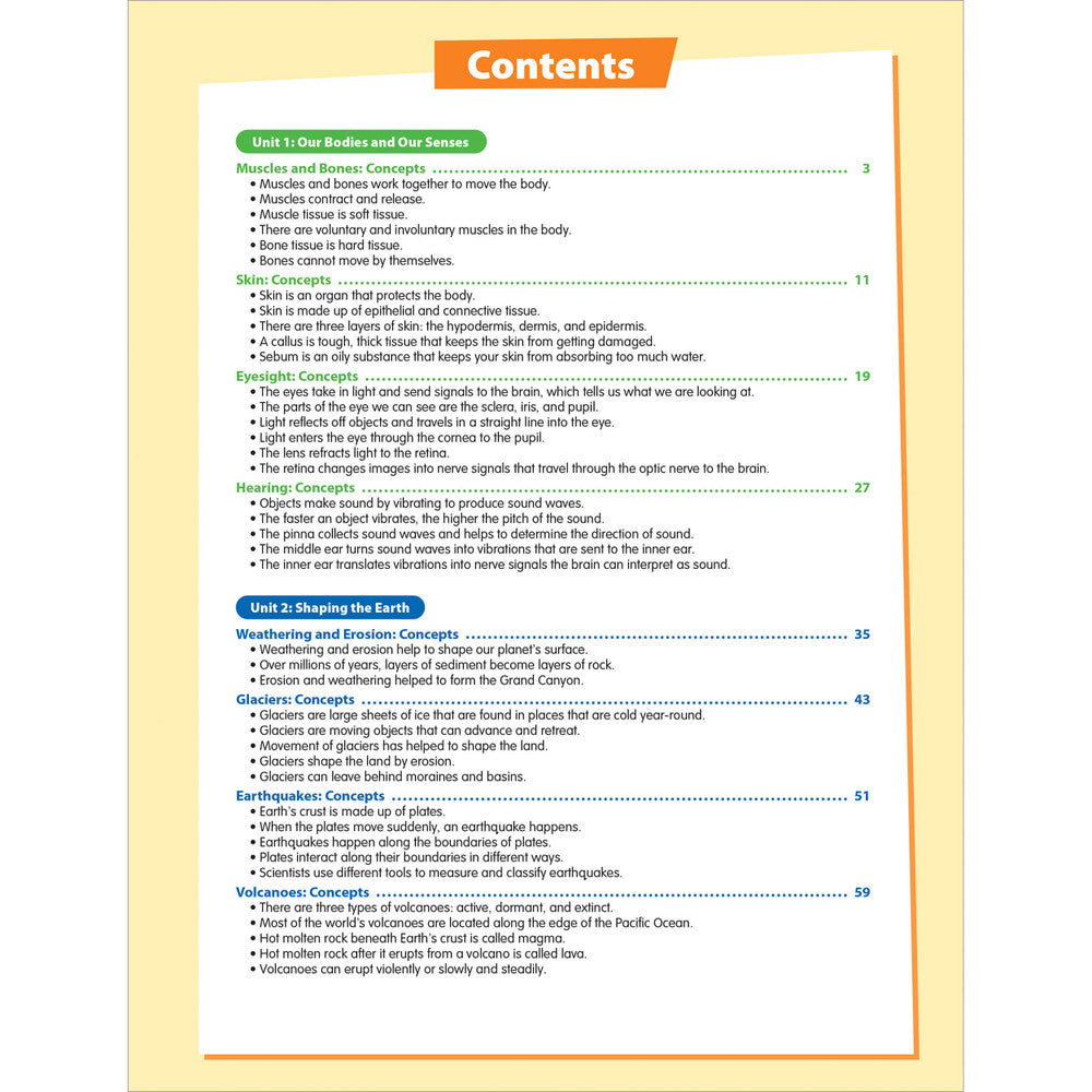 Skill Sharpeners: Science Workbook Grade 4 Paperback
