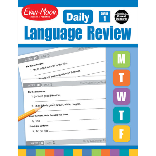 Daily Language Review, Teacher Resource Book Grade 1 Paperback