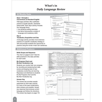 Daily Language Review, Teacher Resource Book Grade 2 Paperback