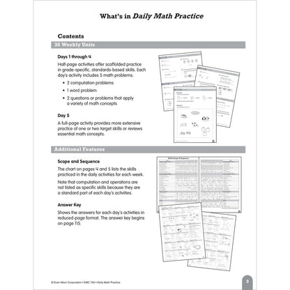 Daily Math Practice, Teacher Resource Book Grade 1 Paperback