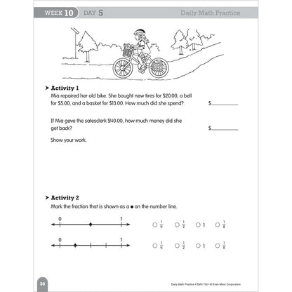 Daily Math Practice, Teacher Resource Book Grade 3 Paperback