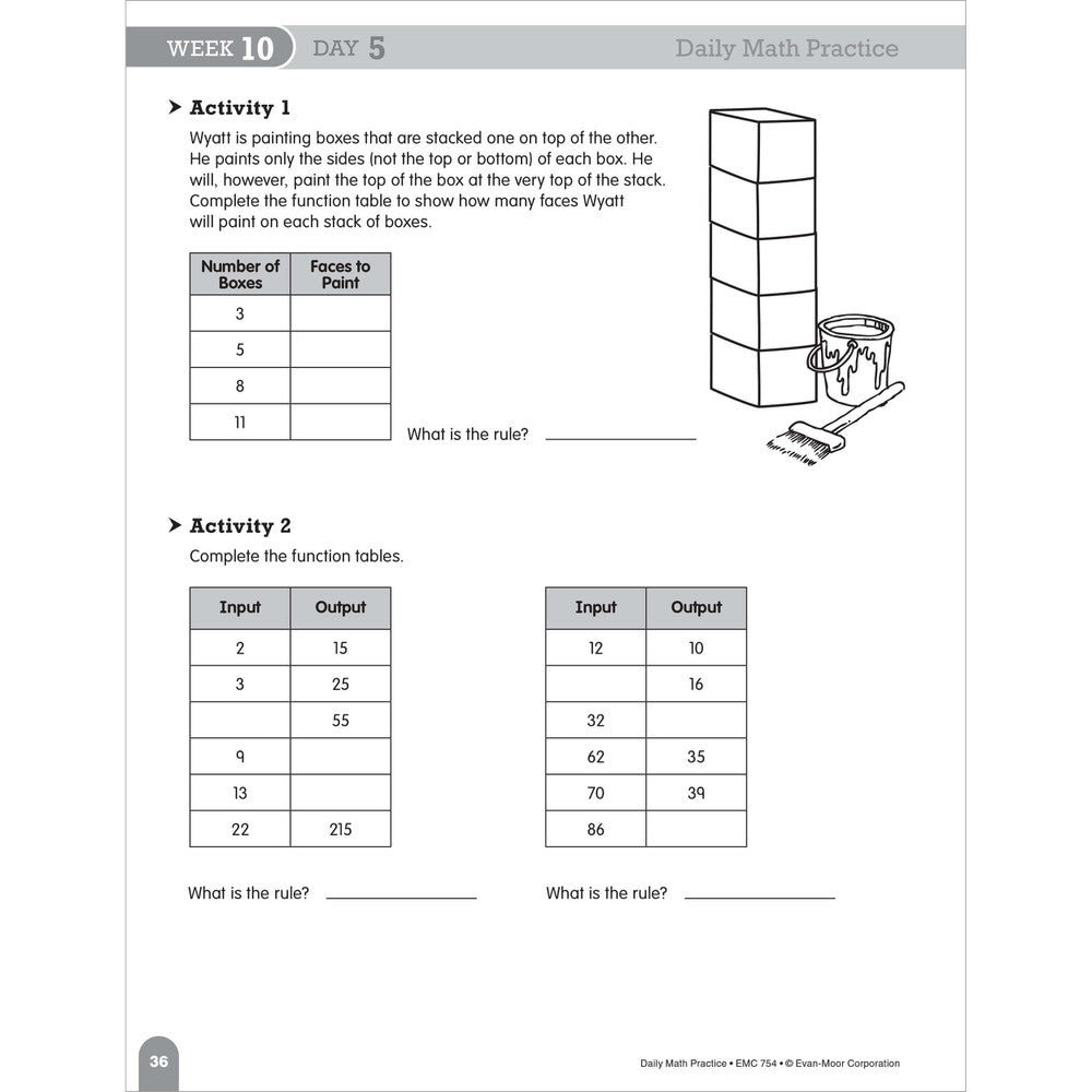 Daily Math Practice, Teacher Resource Book Grade 5 Paperback
