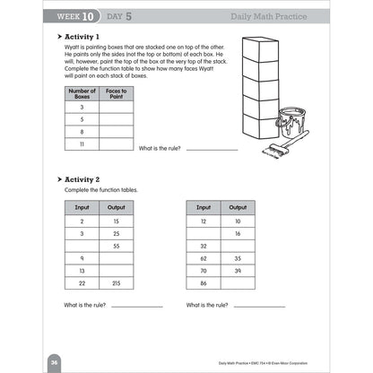 Daily Math Practice, Teacher Resource Book Grade 5 Paperback