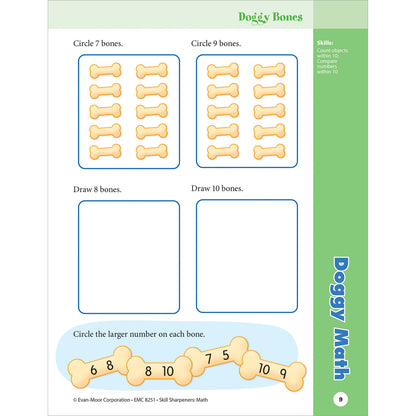 Skill Sharpeners: Math Workbook Grade 1 Paperback