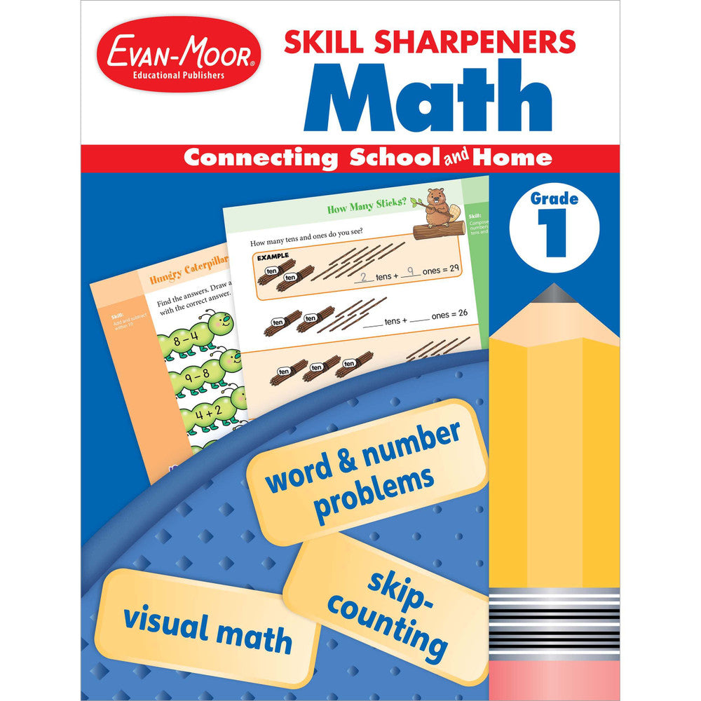 Skill Sharpeners: Math Workbook Grade 1 Paperback
