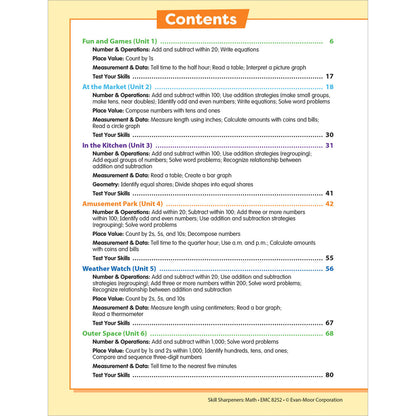 Skill Sharpeners: Math Workbook Grade 2 Paperback