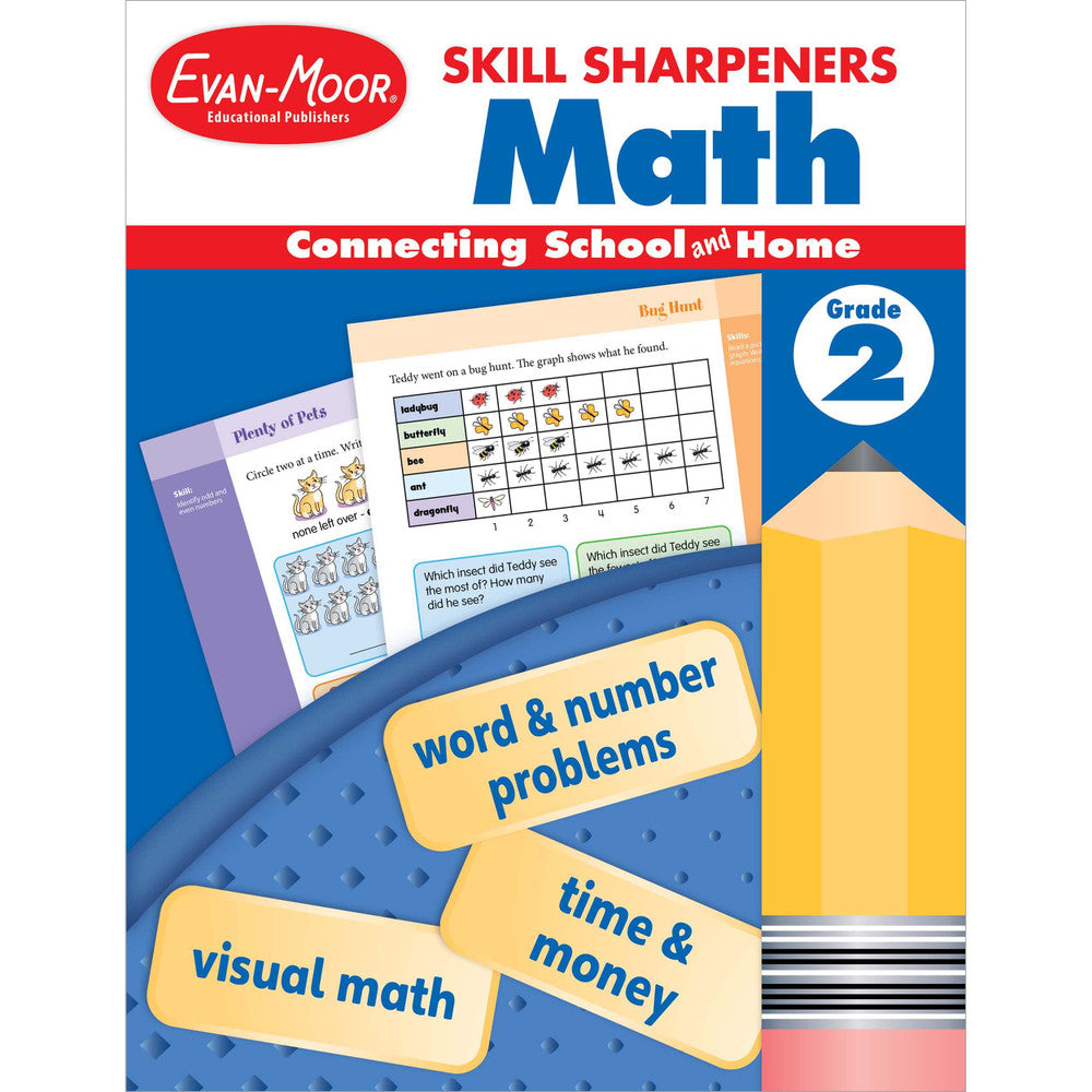 Skill Sharpeners: Math Workbook Grade 2 Paperback