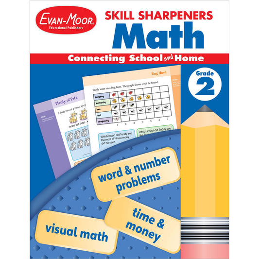 Skill Sharpeners: Math Workbook Grade 2 Paperback